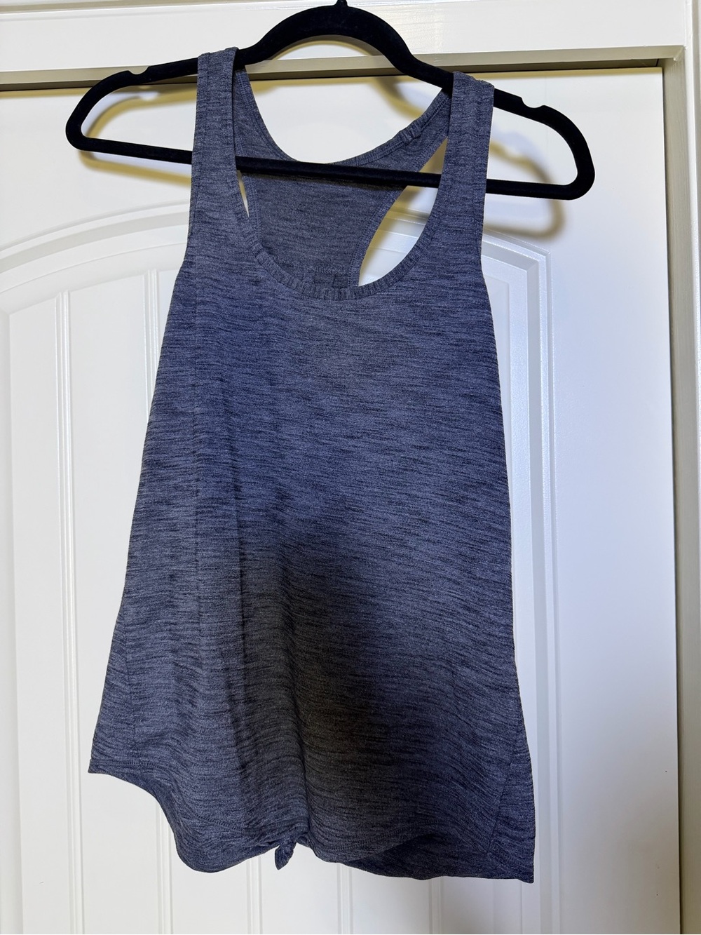 Lululemon gray racerback tie back tank top